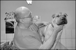 Dr Martinez with dog