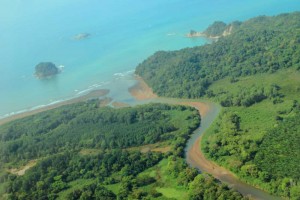 Light Hawk view of reforestation of the Rio Naranjo Biological Corridor