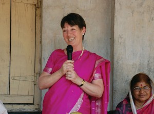 Carol Vlassoff speaking in India
