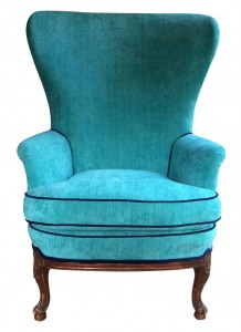 turquoise chair