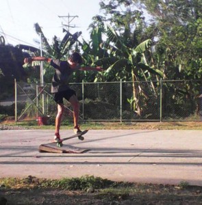 Parrita skateboarder