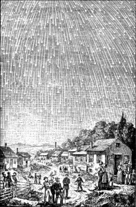 Meteor shower in Alabama 1833