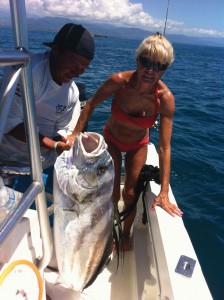 Patti & her Rooster fish