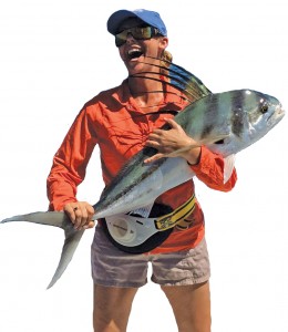 Sarah and roosterfish