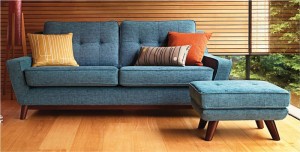 Blue sofa