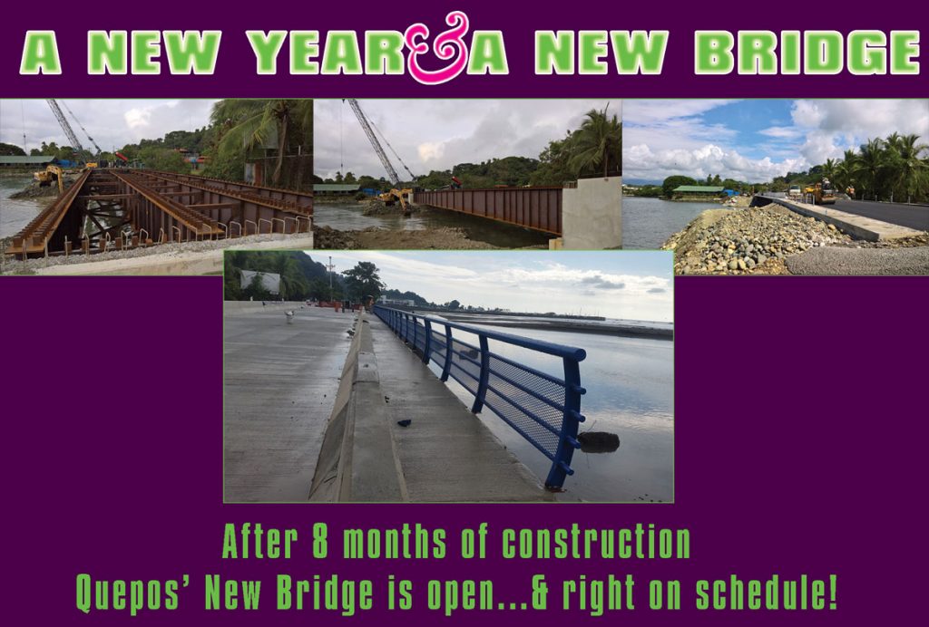The new Quepos bridge