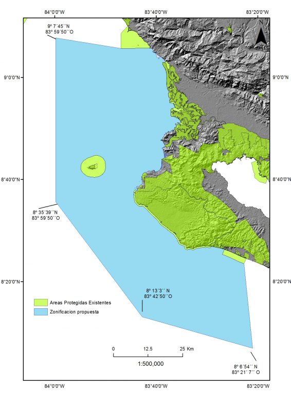 Osa Marine Reserve Boundary