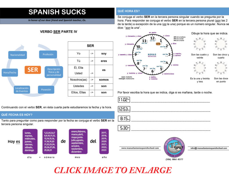 Spanish Sucks lesson
