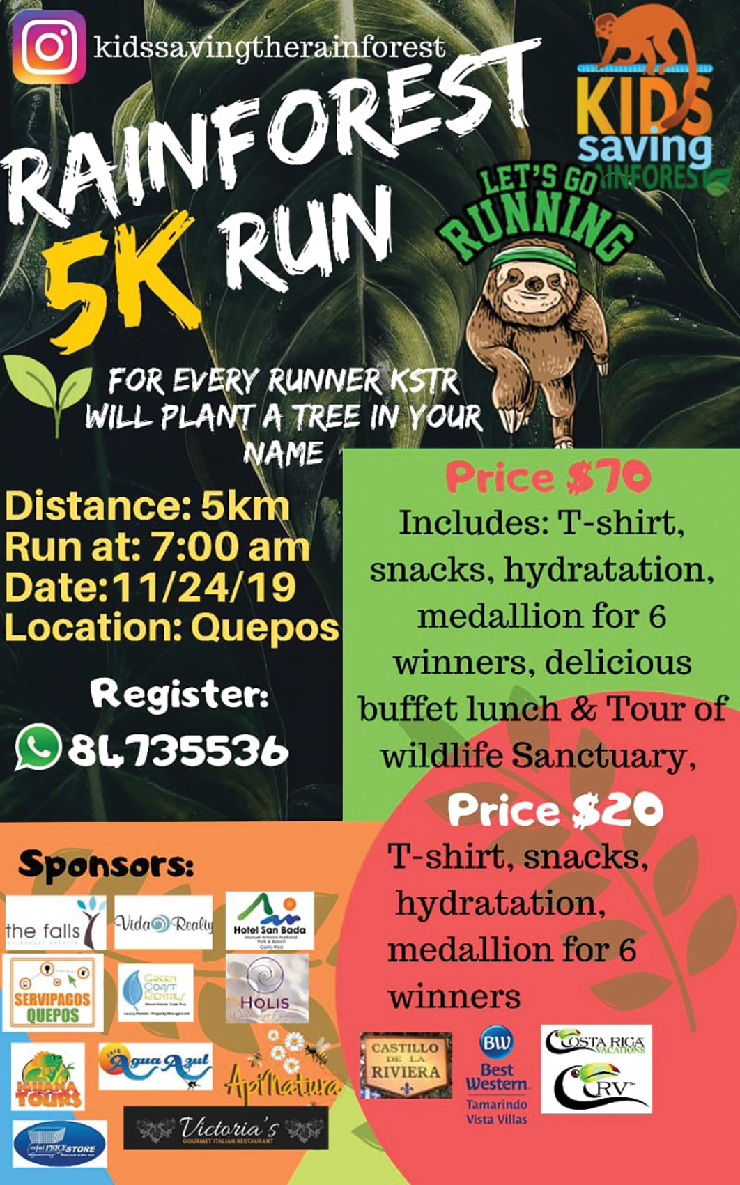 KSTR 5K run poster