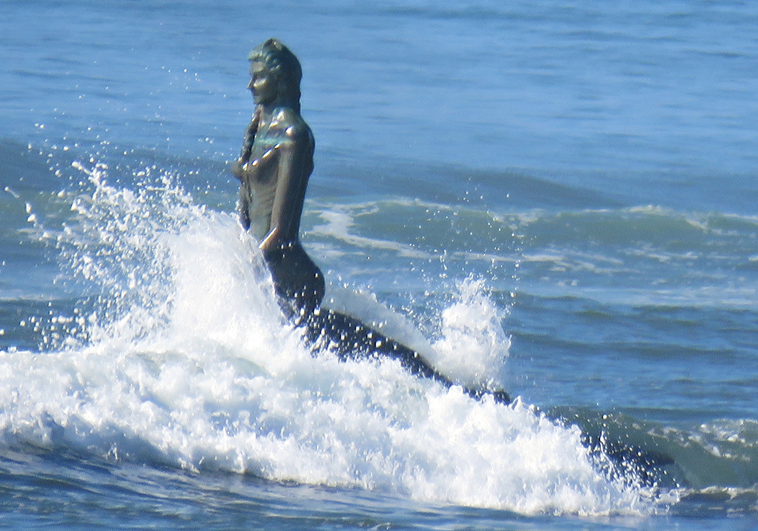Mermaid in the surf